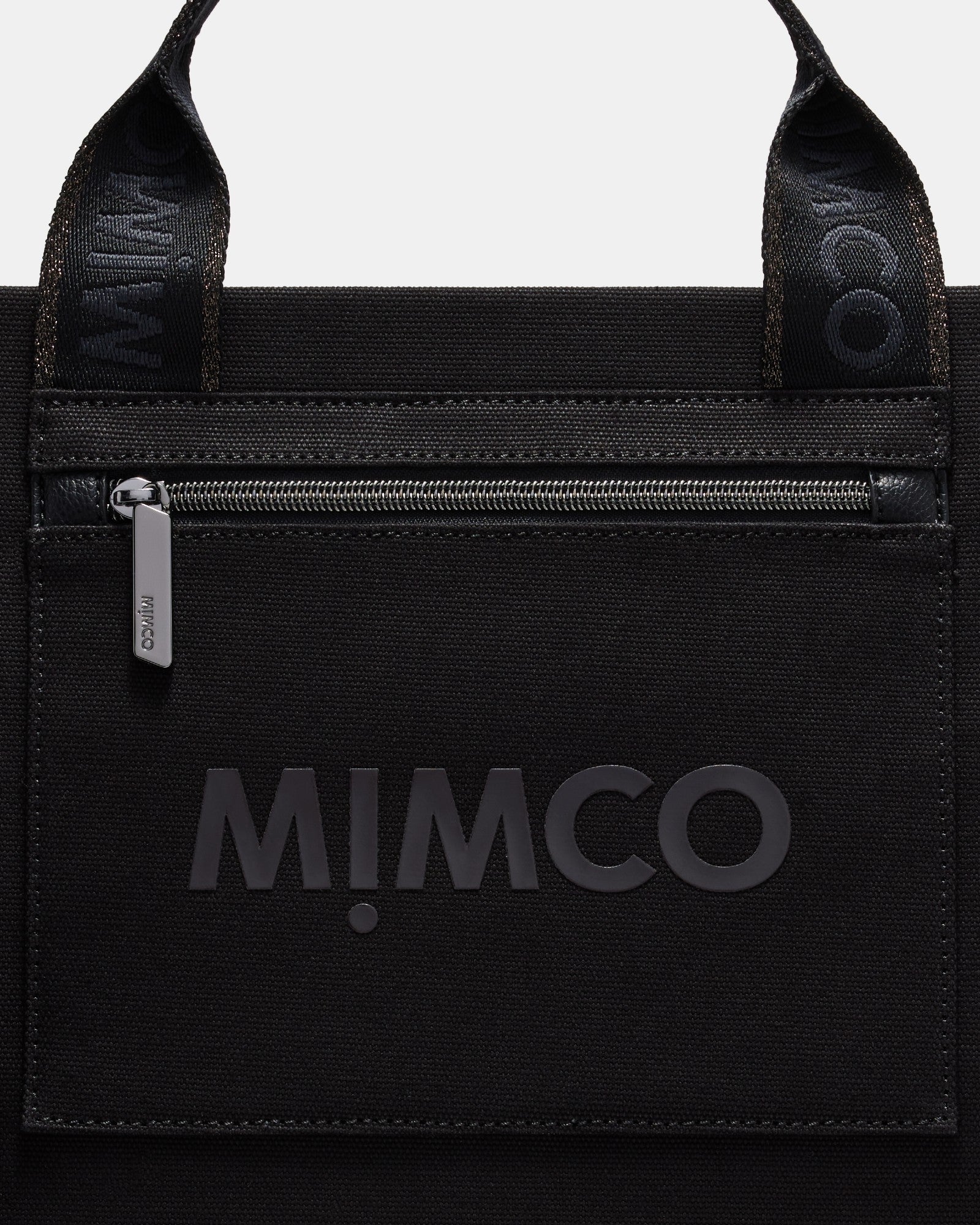 Patch Tote Bag - Black Gunmetal