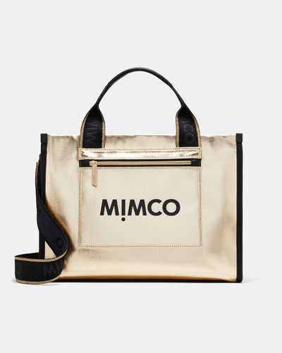 Patch Tote Bag - Light Gold
