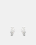 Reminiscent Duo Hoop Earrings - Silver