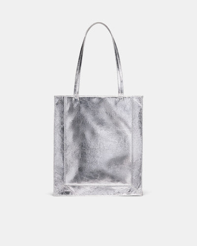 Explore Tote Bag - Silver