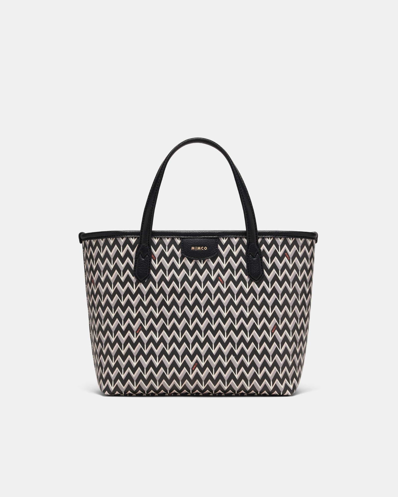 Geo Mini Tote Bag - Black Light Gold