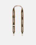 Stripe Webbing Bag Strap - Winter Moss