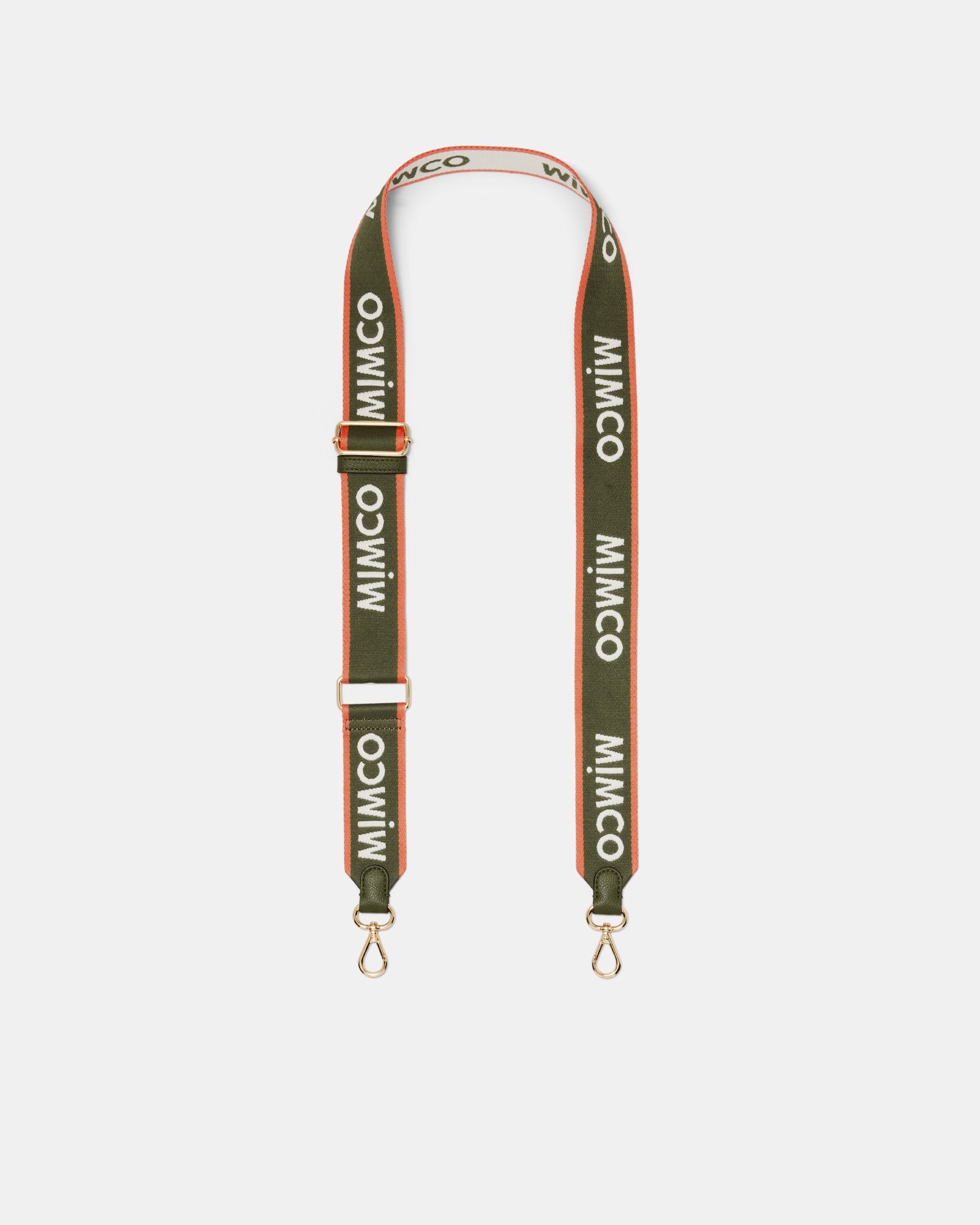 Stripe Webbing Bag Strap - Winter Moss