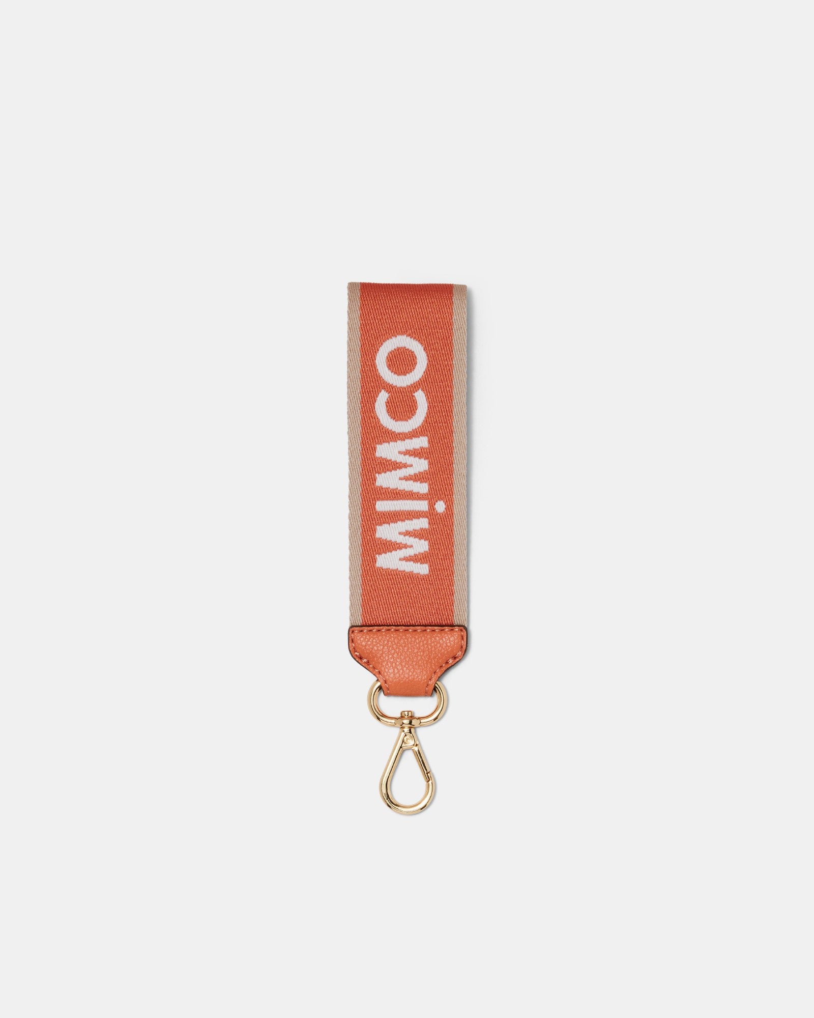 Stripe Webbing Wrist Strap - Terracotta