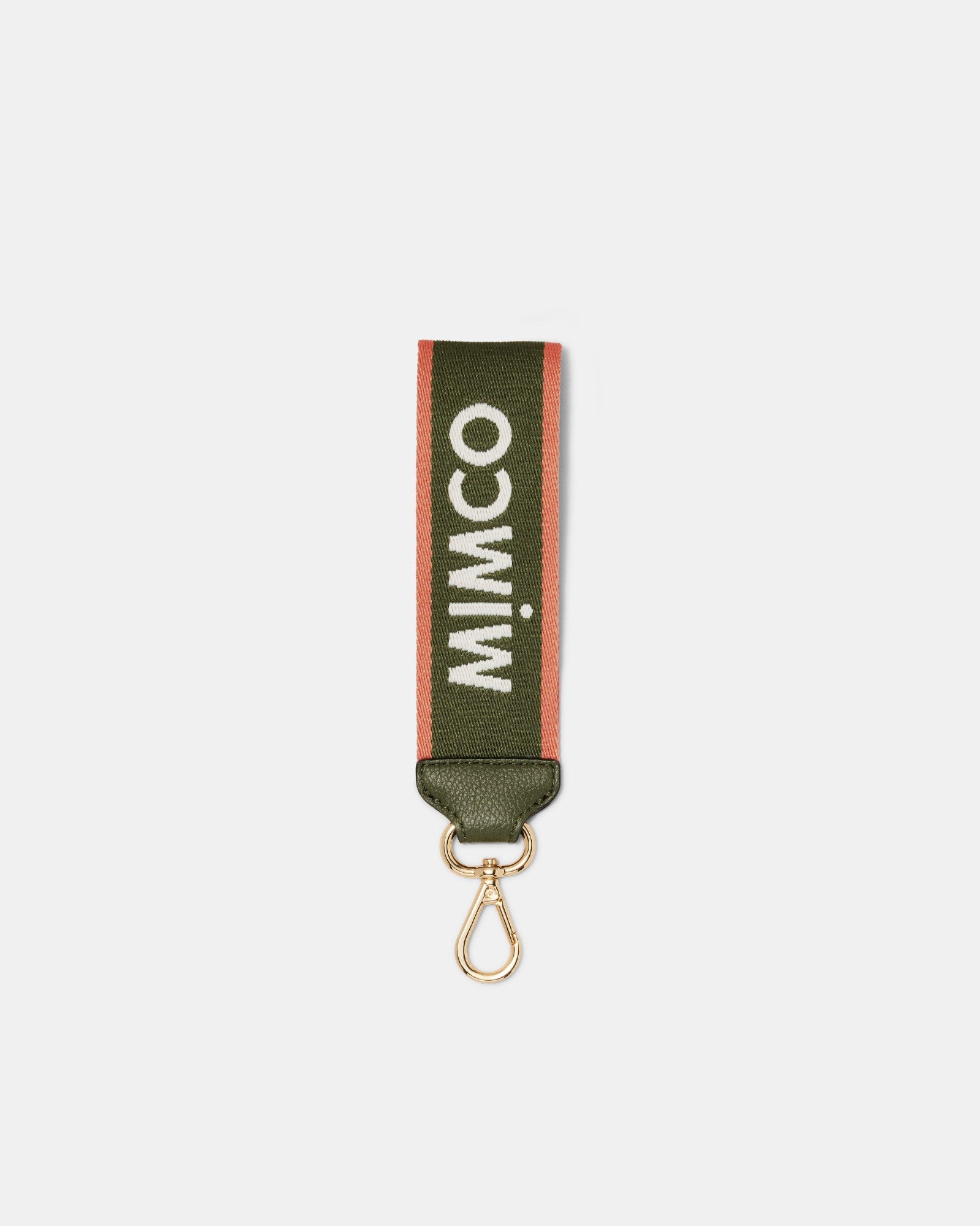 Stripe Webbing Wrist Strap - Winter Moss
