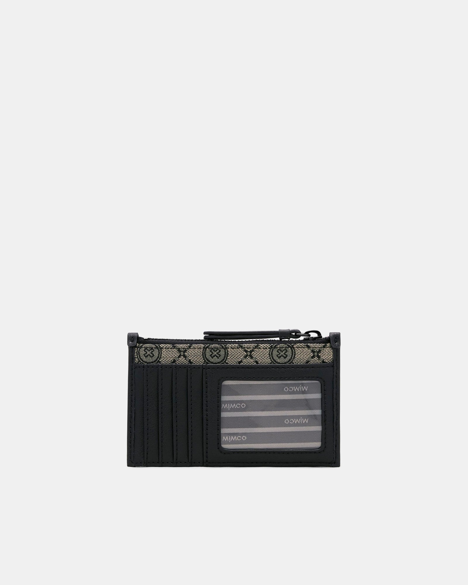 Mim-Gram Varsity Wallet - Black Gunmetal