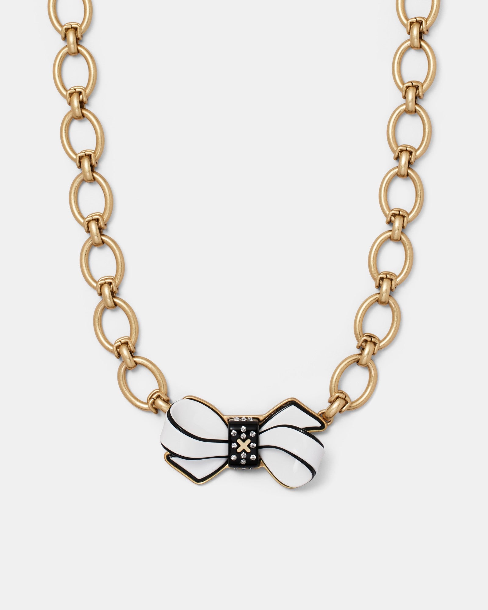 Revival Choker Necklace - Black White