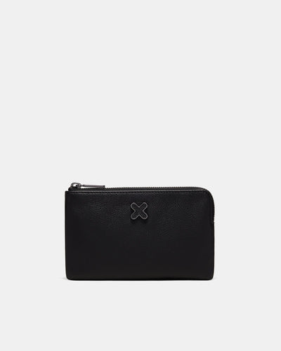 Hendrix Small Pouch - Black Gunmetal