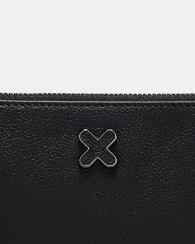 Hendrix Medium Pouch - Black Gunmetal