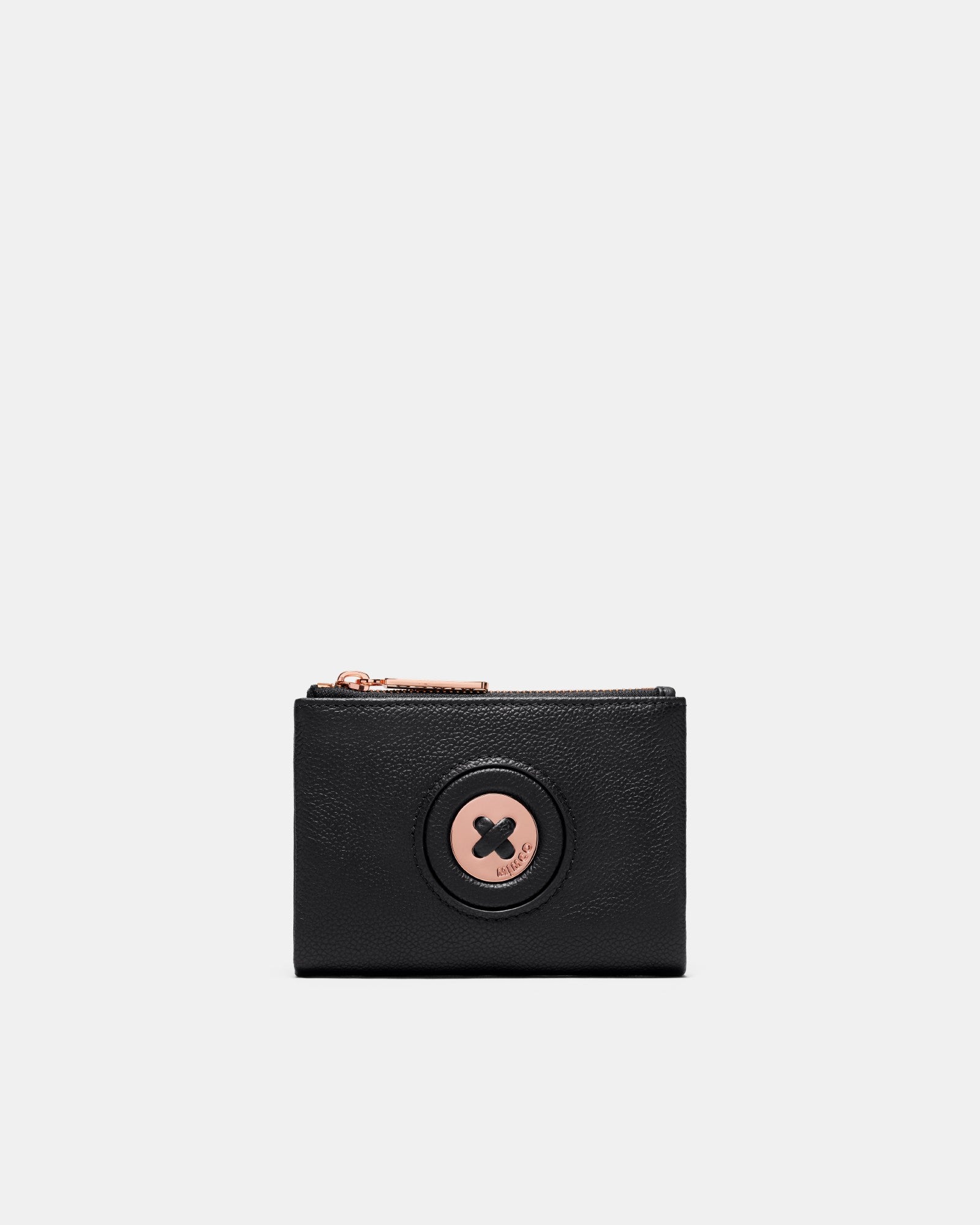 Mim-Mazing Medium Wallet - Black Rose Gold