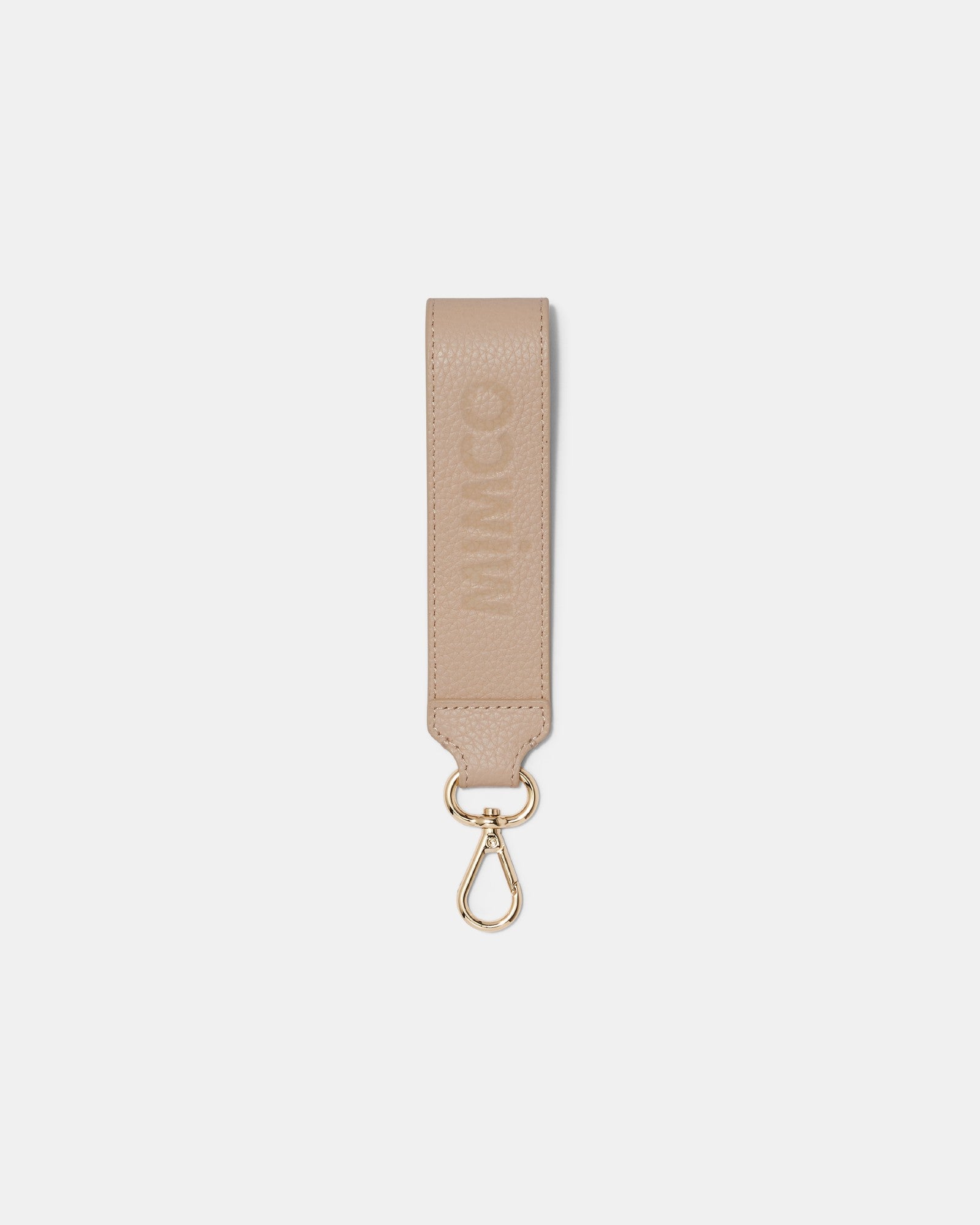 Patch Leather Keyring - Waffle