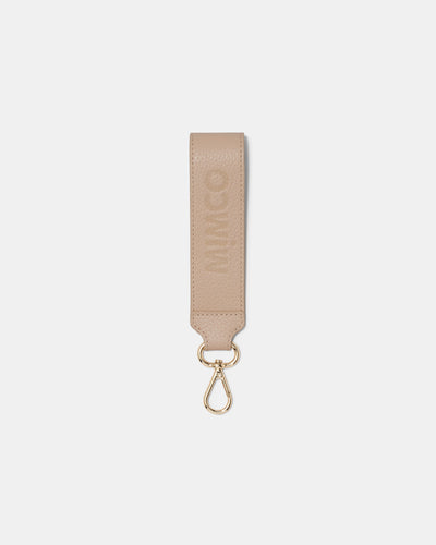 Patch Leather Keyring - Waffle