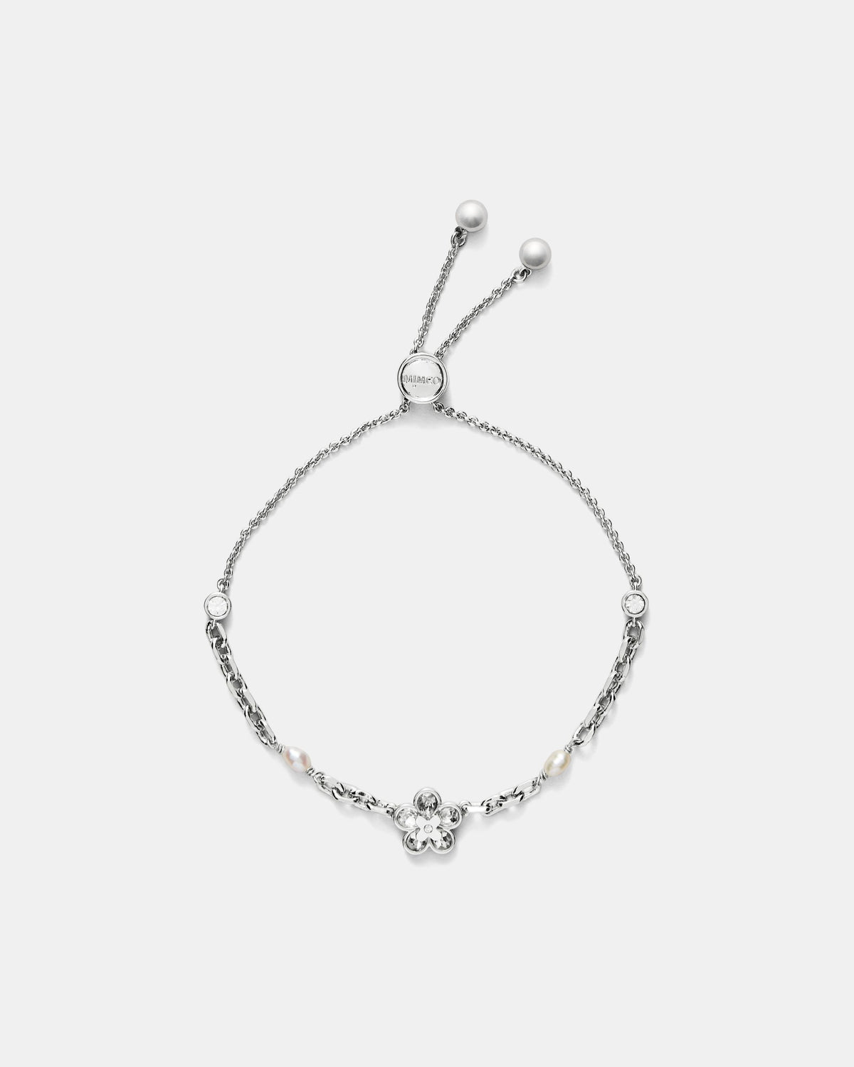 Fleur Toggle Bracelet - Silver