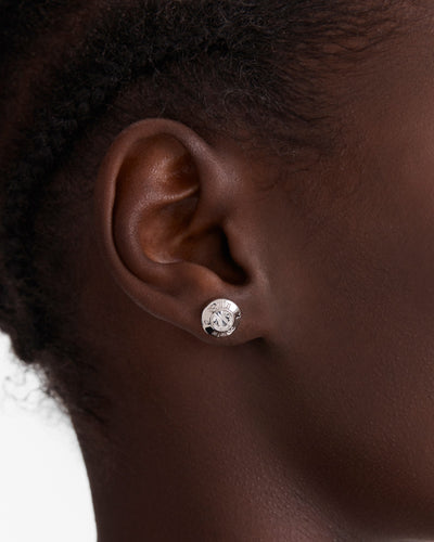 Enliven Stud Earrings - Silver