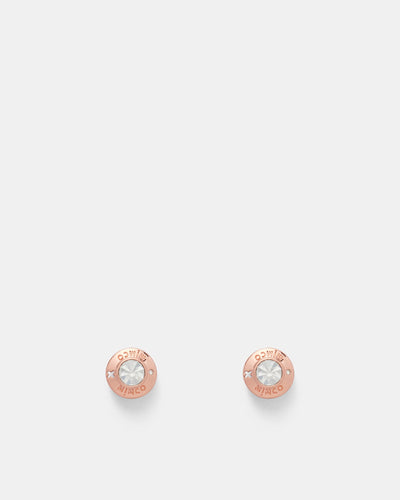 Enliven Stud Earrings - Rose Gold
