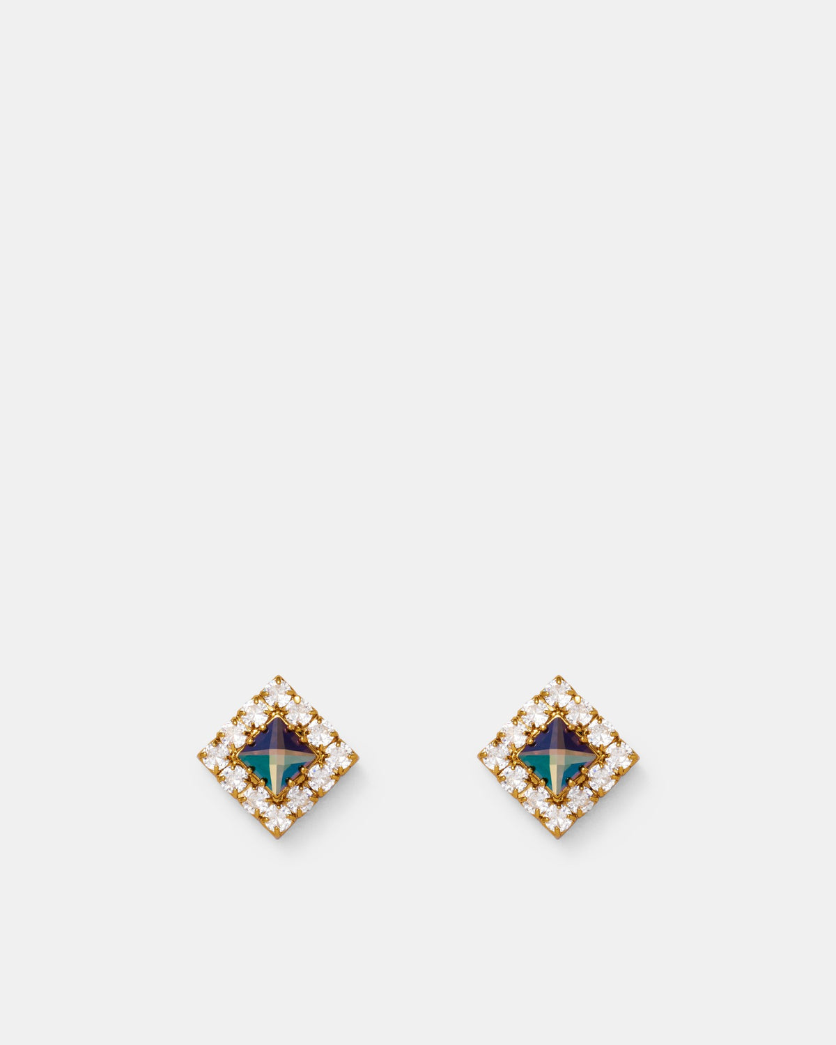 Space Dust Stud Earrings - Gold