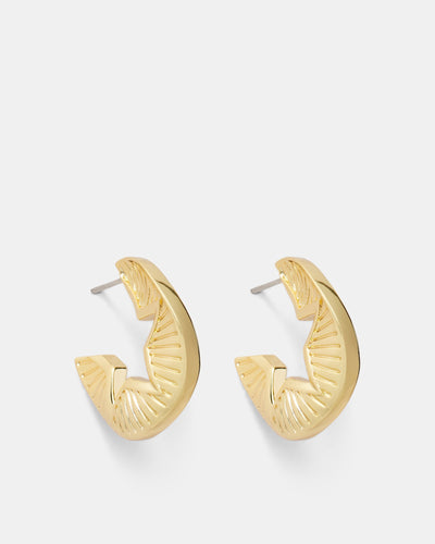 Estoile Hoop Earrings - Gold