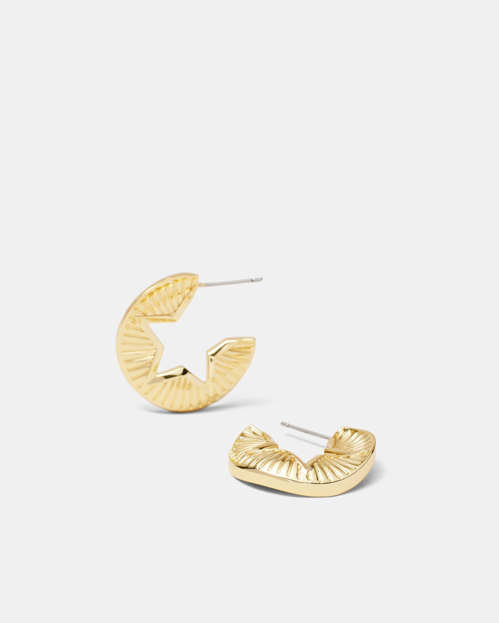 Estoile Hoop Earrings - Gold