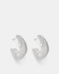 Estoile Hoop Earrings - Silver