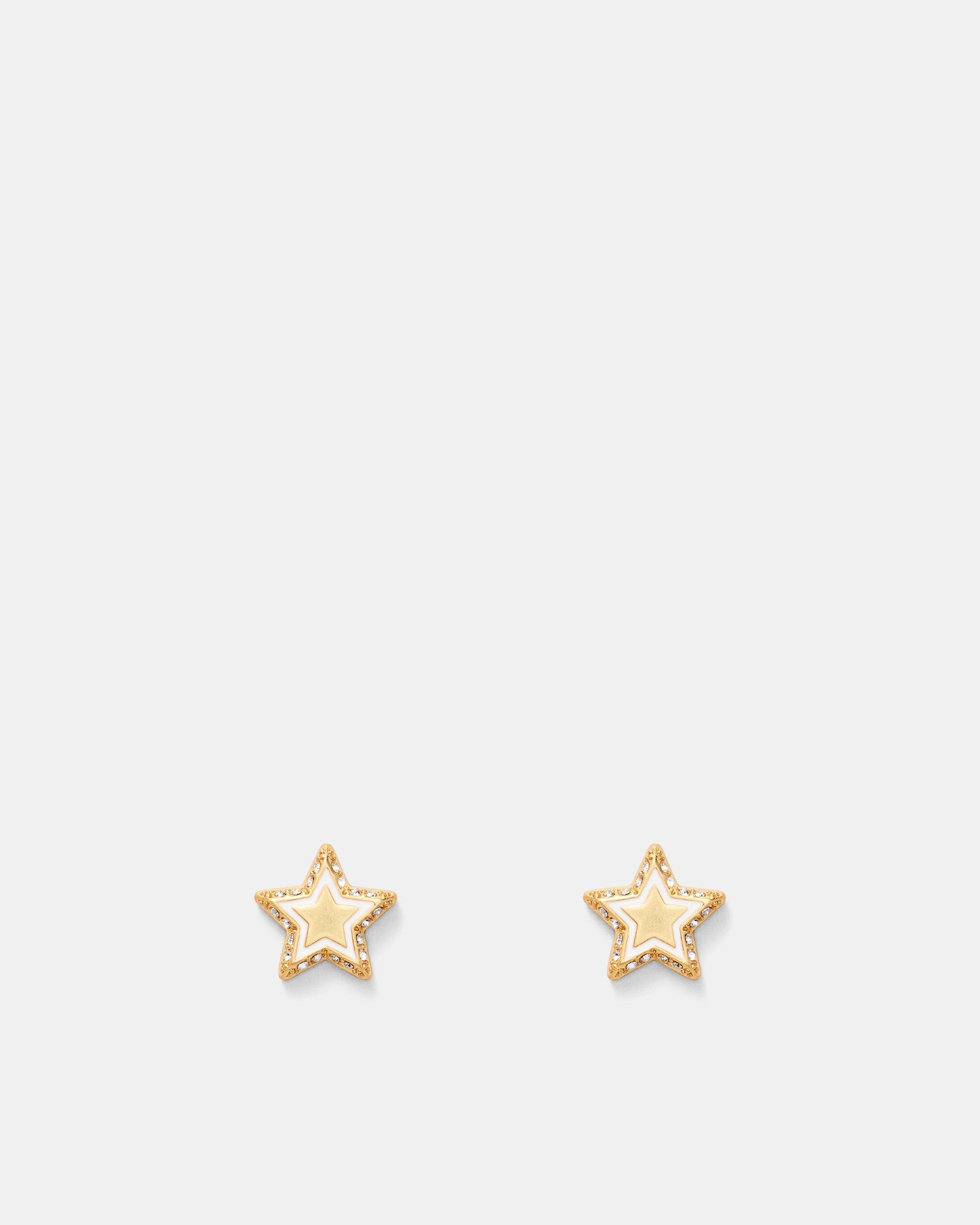 Cosmos Stud Earrings - Soft Gold