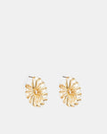 Vault Hoop Earrings - Pearl