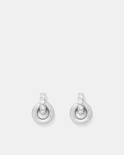 Circulate Stud Earrings - Silver