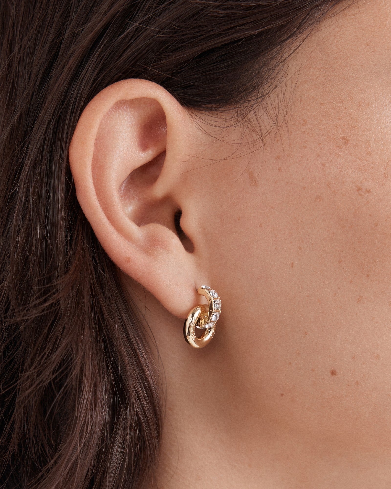 Circulate Stud Earrings - Gold