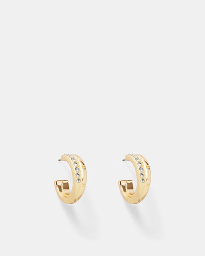 Circulate Hoop Earrings - Gold