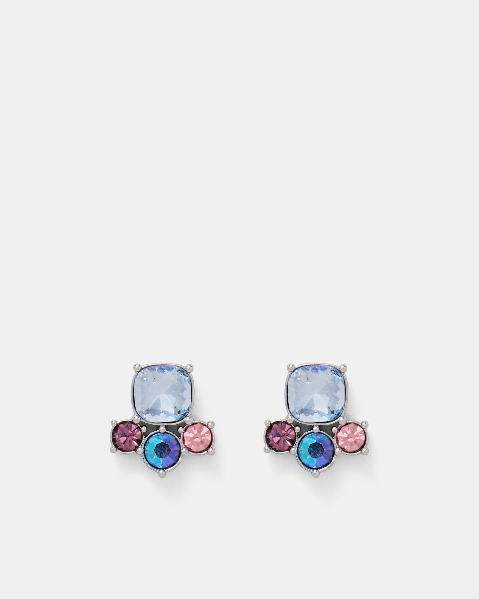Barbarella Stud Earrings - Galactic Purple