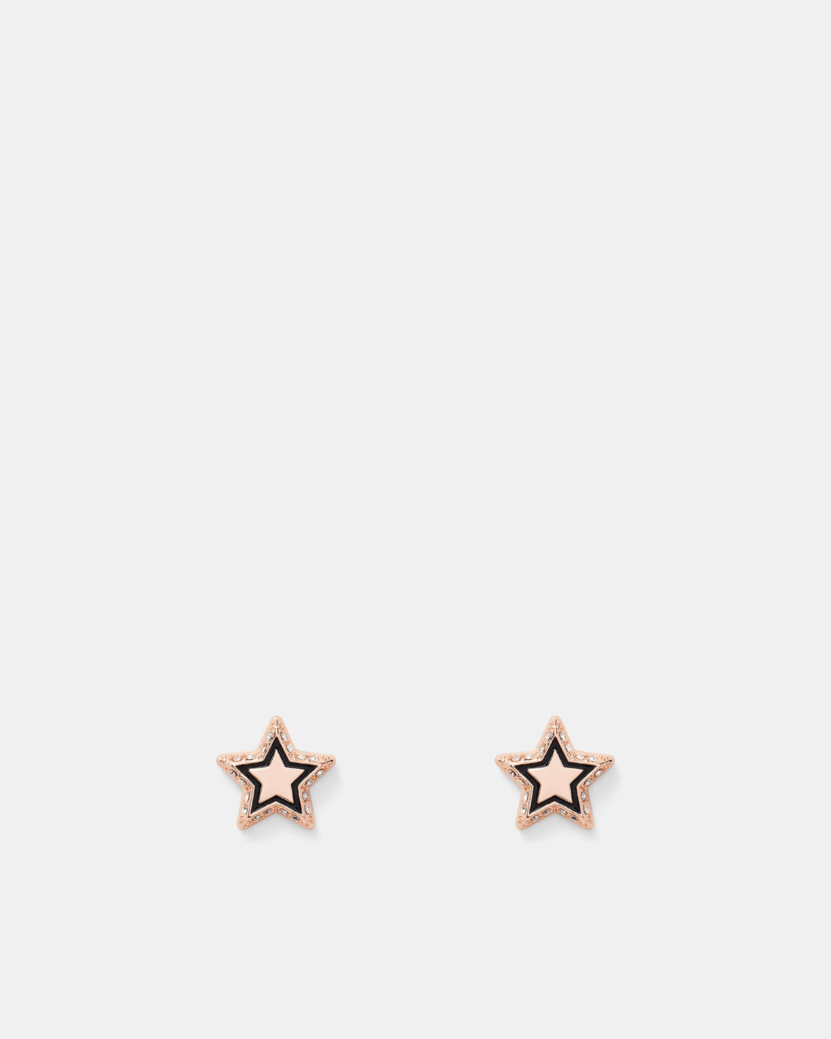 Cosmos Stud Earrings - Rose Gold
