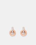 Circulate Stud Earrings - Rose Gold