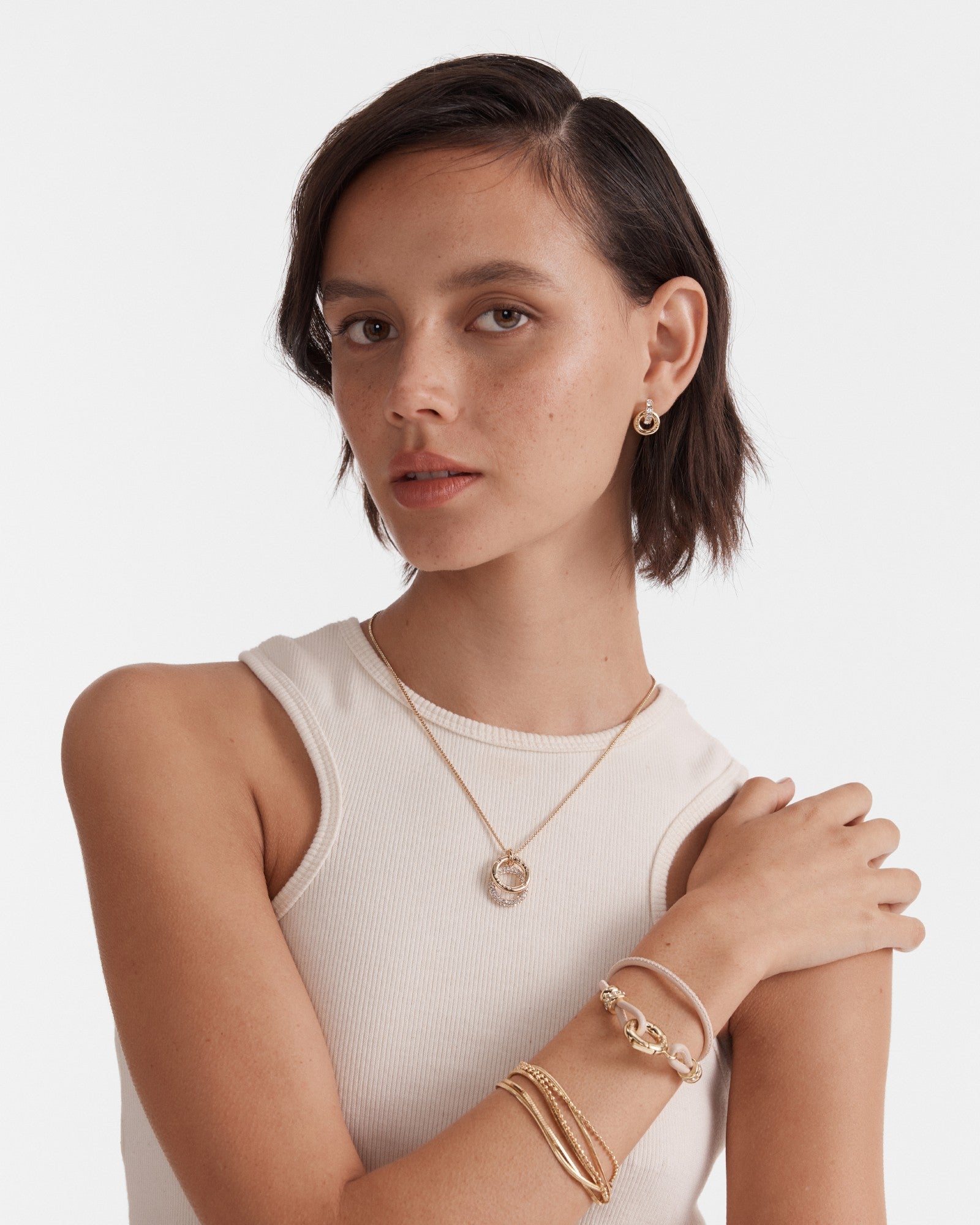 Circulate Necklace - Gold