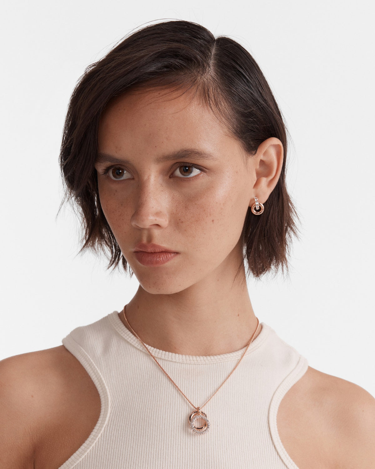 Circulate Necklace - Rose Gold