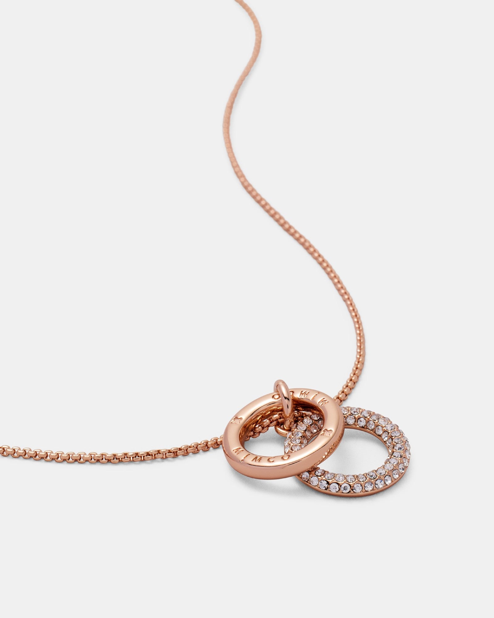 Circulate Necklace - Rose Gold