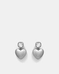 Affaire Drop Earrings - Soft Silver