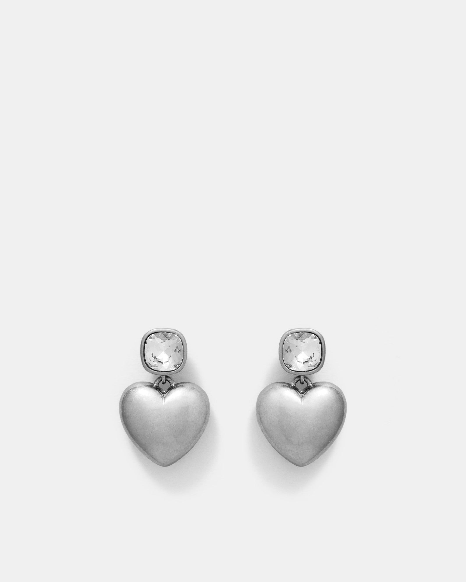 Affaire Drop Earrings - Soft Silver