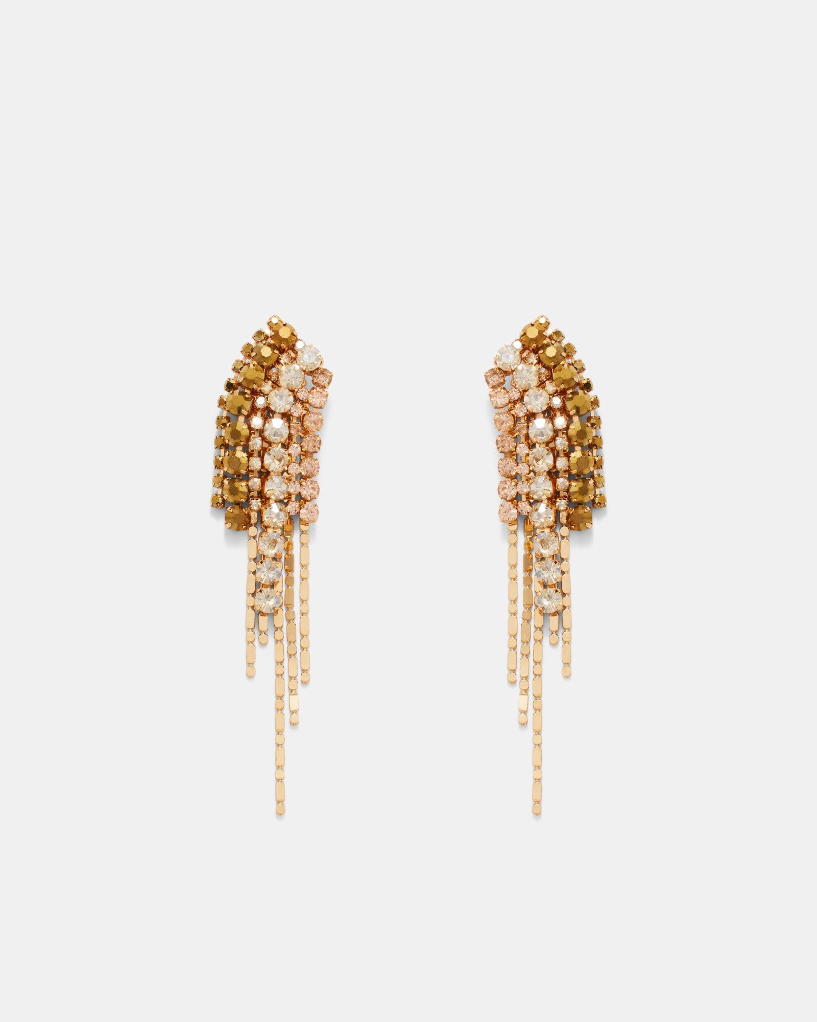 Barbarella Fringe Earrings - Gold