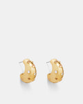 Meteor Hoop Earrings - Gold