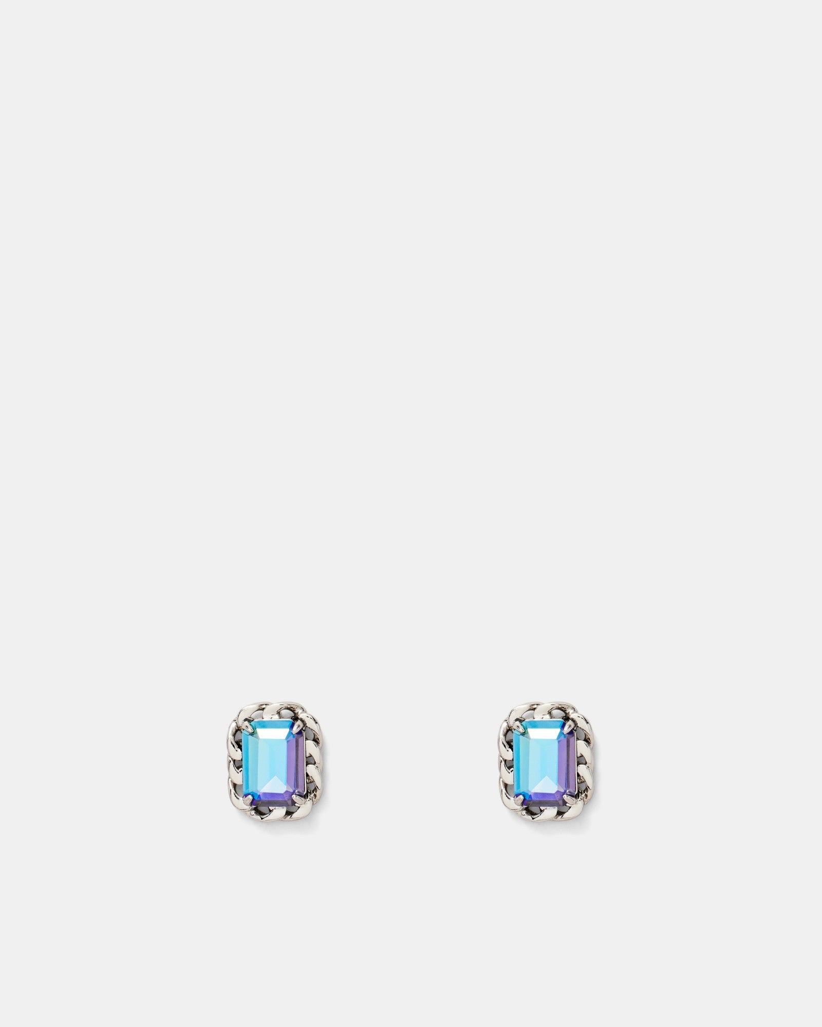 Salute Stud Earrings - Galactic Purple