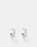 Circulate Hoop Earrings - Silver
