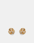 Vortex Stud Earrings - Crystal