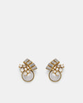 Exploration Pearl Stud Earrings - Gold
