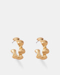 Tropospheric Hoop Earrings - Gold