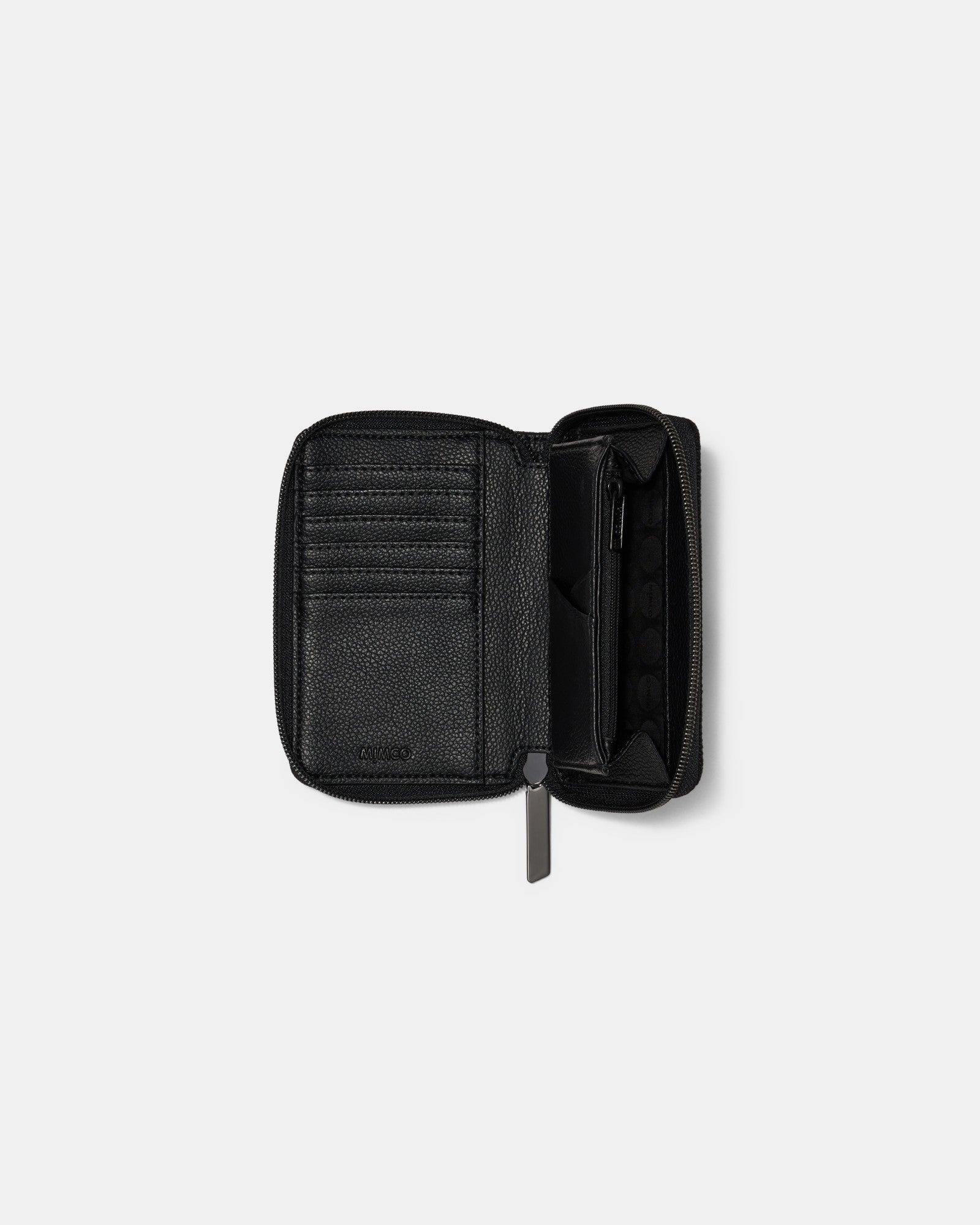 Patch Medium Wallet - Black Gunmetal