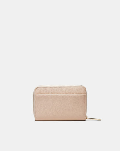 Patch Leather Medium Wallet - Waffle