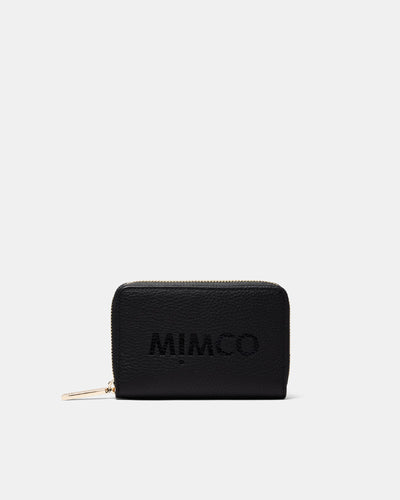 Patch Leather Medium Wallet - Black Light Gold