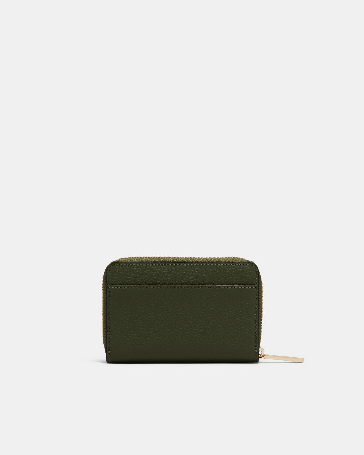 Patch Leather Medium Wallet - Winter Moss
