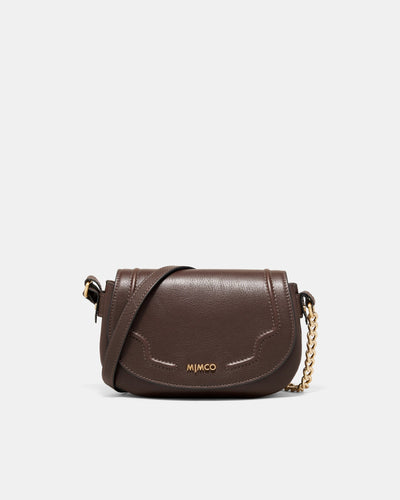 Treasure Saddle Crossbody Bag - Choc Berry