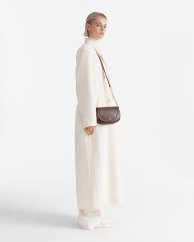 Treasure Saddle Crossbody Bag - Choc Berry