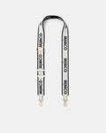 Stripe Webbing Bag Strap - Ivory